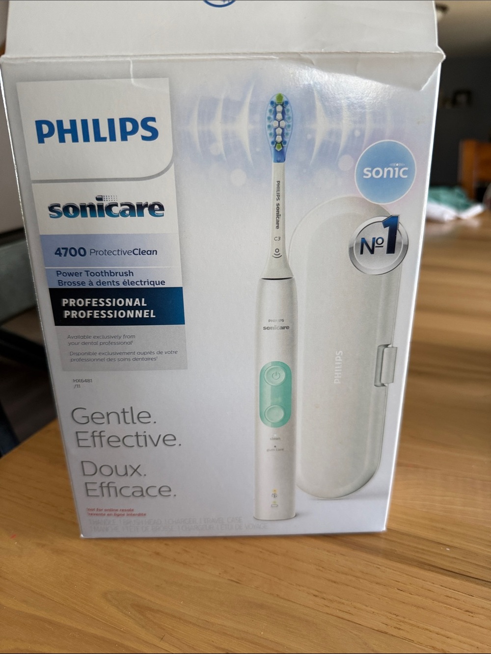 Philips Sonicare Electric Toothbrush White with Teal Accents